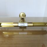 Large articulated brass wall light, Italy, 1980s, 1990s
