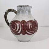 pitcher by Jacques Pouchain in enamelled ceramic by the Dieulefit workshop