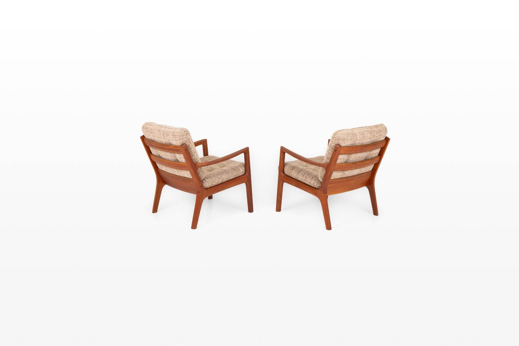 Easy chairs by Ole Wanscher for France & Son, 1960s, set of 2