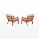 Easy chairs by Ole Wanscher for France & Son, 1960s, set of 2