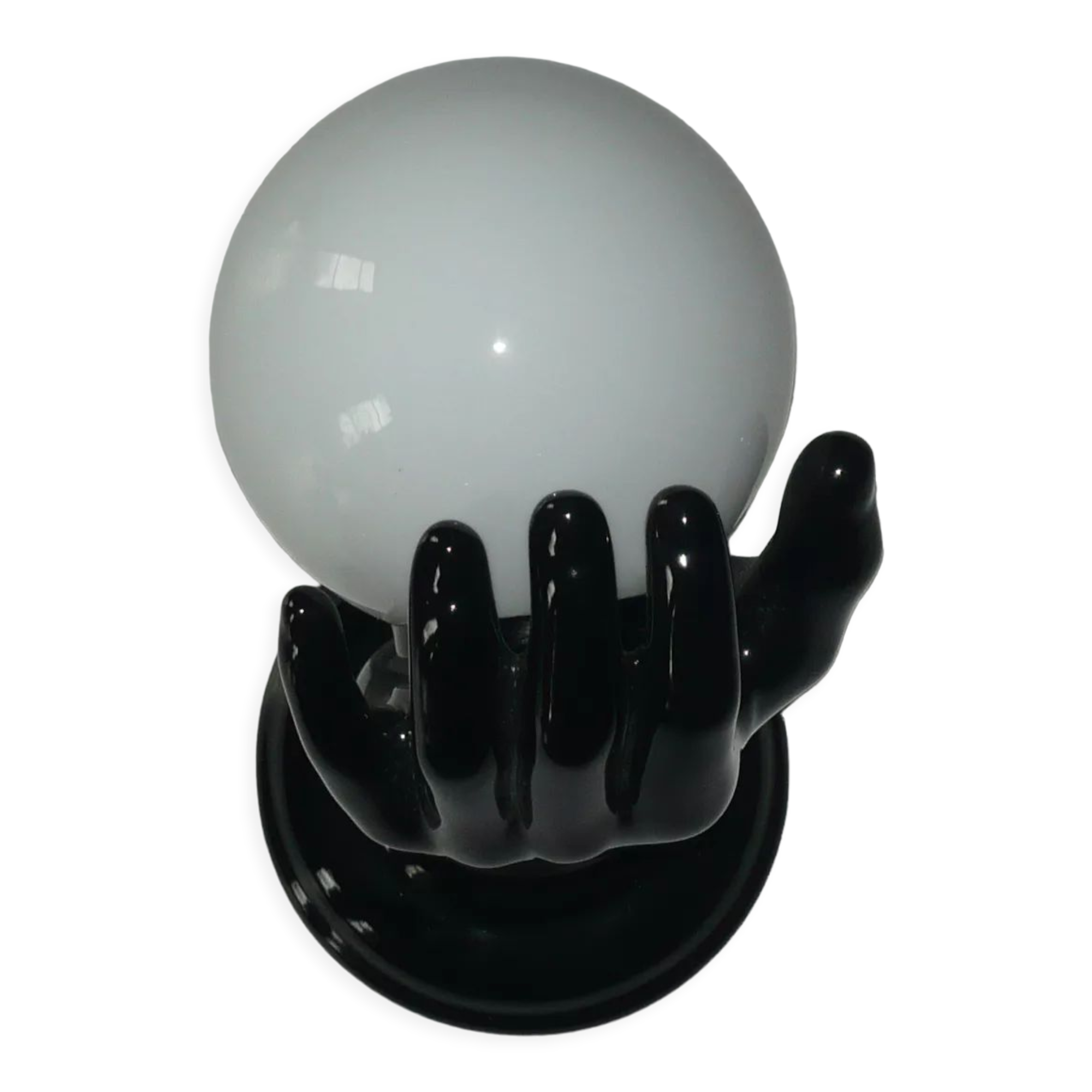 Ceramic hand wall lamp