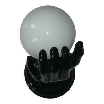 Ceramic hand wall lamp
