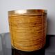 Rattan and brass planter basket, Italy, 1970