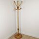 Rattan coat rack