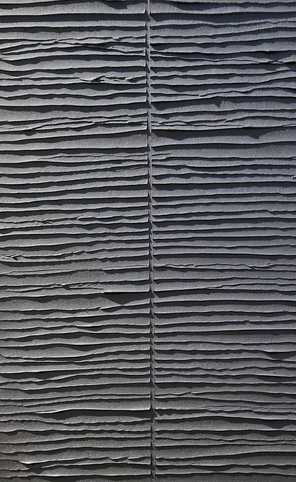 Monochrome minimalist black abstract painting