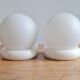 Appliques en opaline et bois
