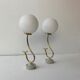 LOT 2 OLD OPALINEVINTAGE WALL LAMPS
