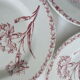 Lot de 3 assiettes plates , modèle "oeillet" de Lunéville, terre de fer