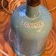Pair of lamp bases, old ceramic gas bottle.