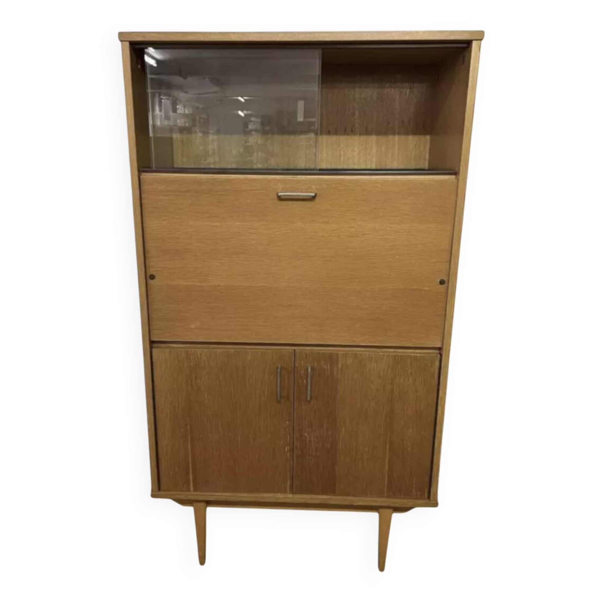 Small vintage secretary cabinet