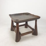 Ensemble de chaise et de table en bois du milieu du siècle, années 1950