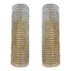 Set of Two Contemporary Smoked Diamonded Rectangular Murano Wall Sconces