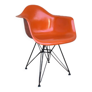 Fauteuil Eames DAR orange, - eiffel