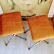 Pair of vintage folding stools