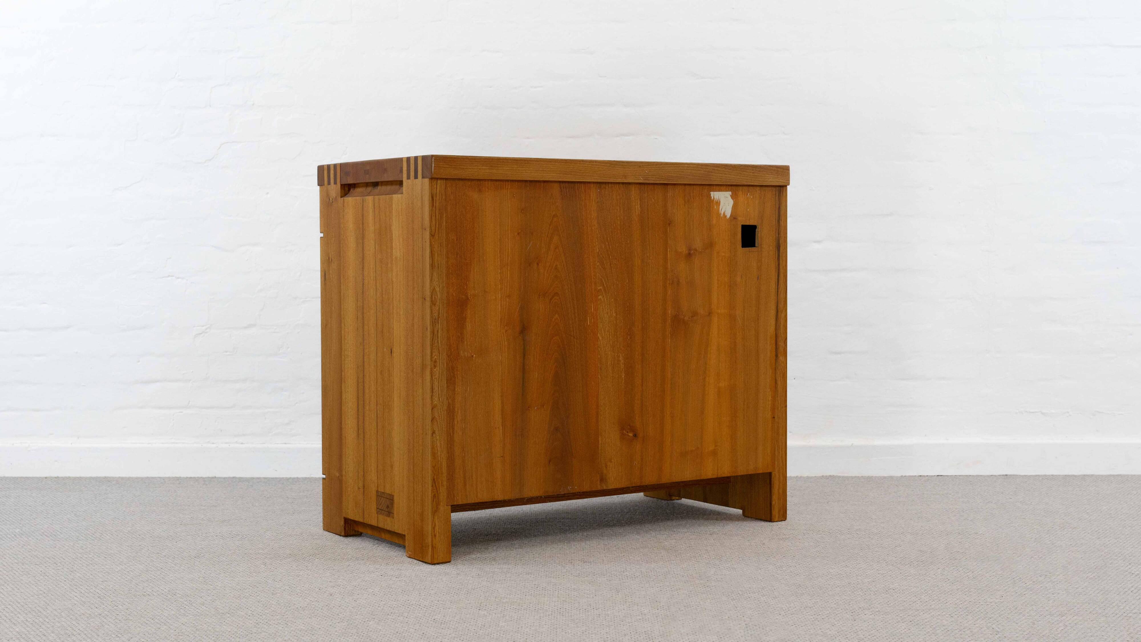 Sideboard Model R09 by Pierre Chapo in solid elm