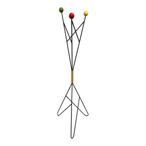 Portemanteau en fer multicolore