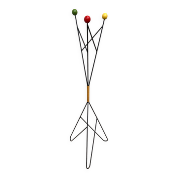 Portemanteau en fer multicolore