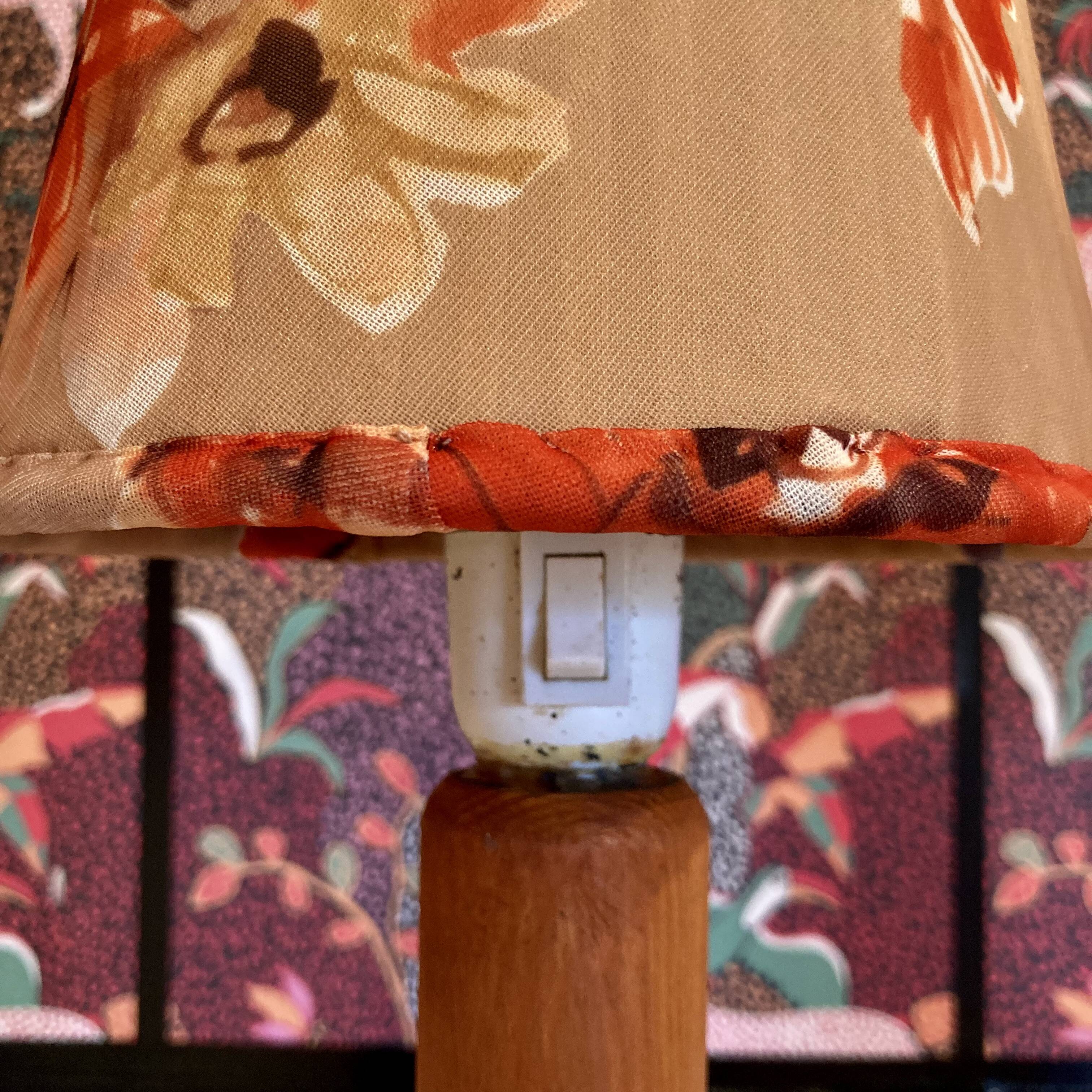 Pair of Scandinavian design floor lamps from the 1960s.