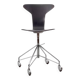Munkegaard Scandinavian chair on wheels, or Swivel chair.