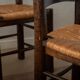 Vintage French Brutalist Dining Chairs by Georges Robert, 1950s, Set of 6
