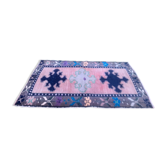 Vieux tapis turc Oushak 148x85 cm vintage