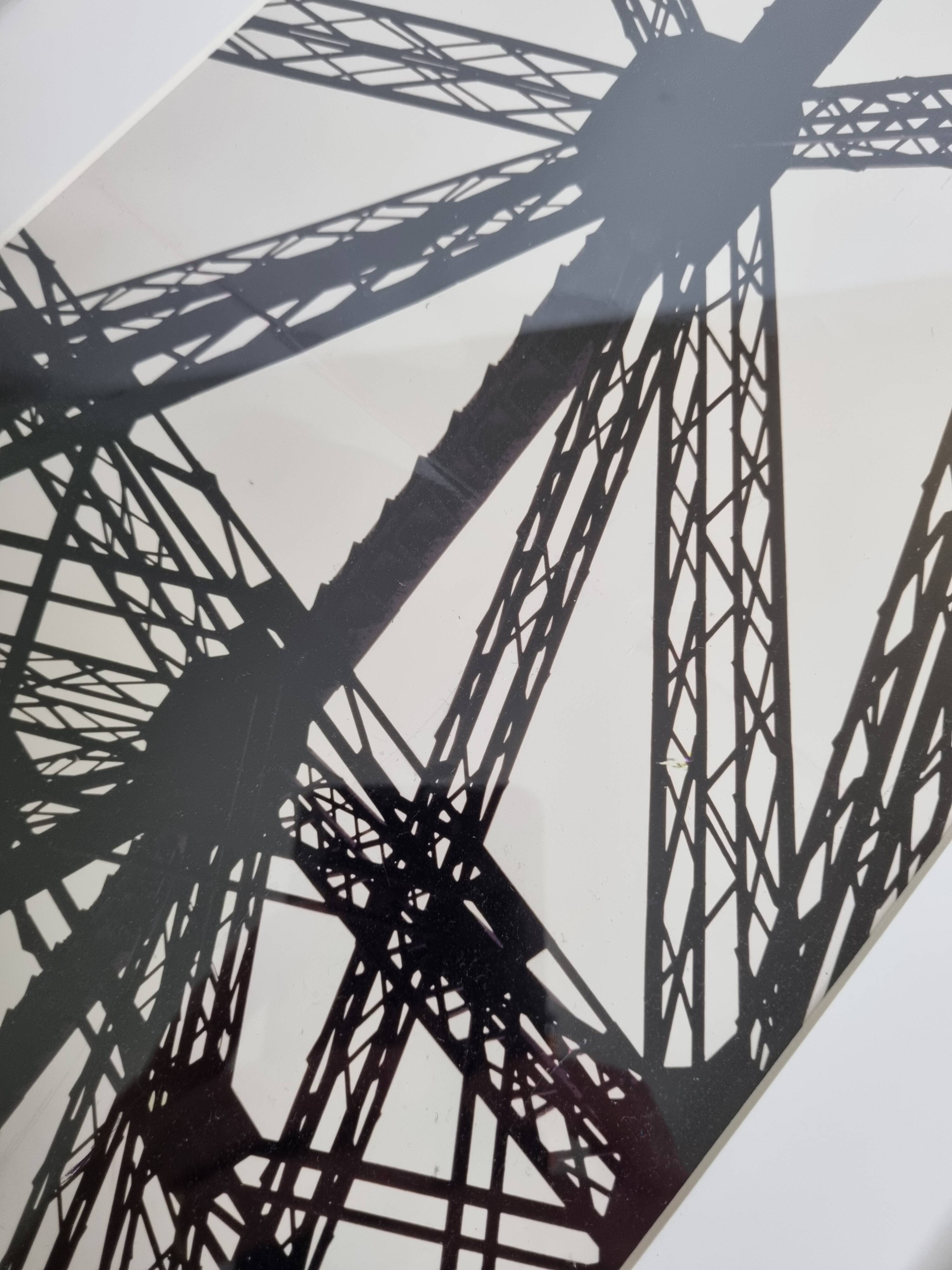 Vintage Black and White Photograph from the 70s/80s, Industrial Design, framed 32 cm x 42 cm