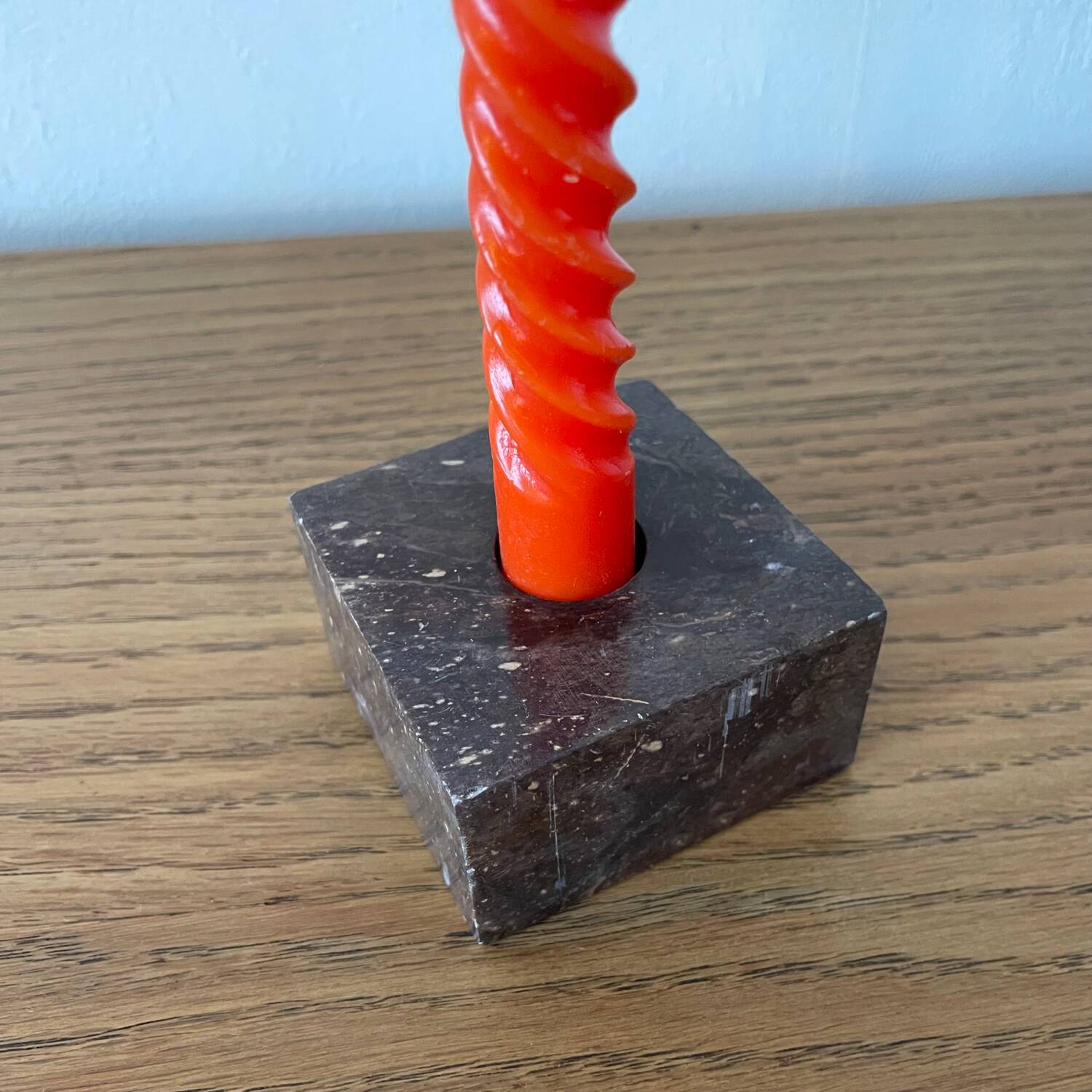 Marble candle holder