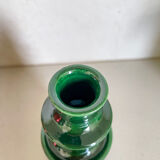 Ceramic candle holder Tamegroute green