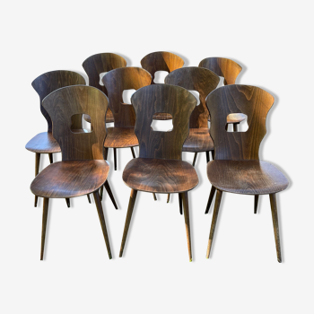 9 Baumann chairs