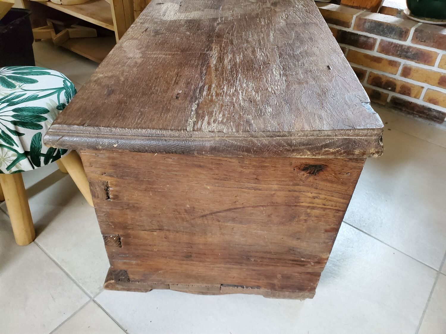 Old Gothic chest