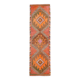 3X10 Peach Orange Turkish Runner Rug, 88x306Cm