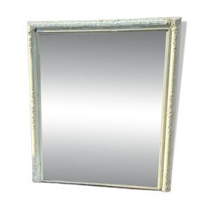 Miroir en bois et stuc