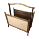 Magazine rack in bamboo structure