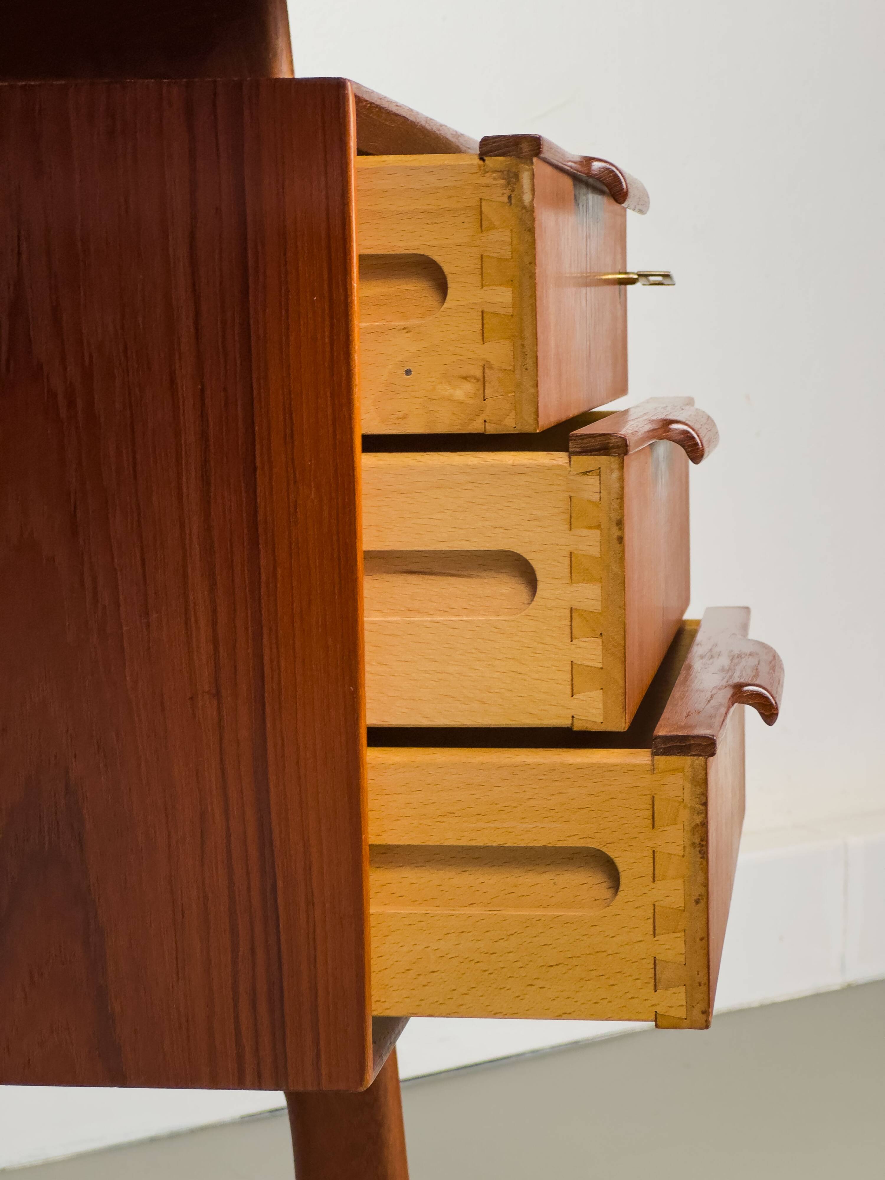 Omann Jun Model 75 Teak Desk, 1960s
