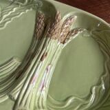 Barbotine asparagus dish and drainer