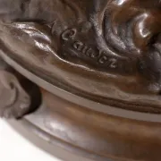Adrien-Etienne Gaudez (1845-1902) bronze 'La Fortune récompense le travail'