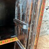 Buffet tibétain ancien peint à la main