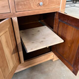 Bahut enfilade vintage en bois brut