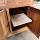 Very vintage wooden sideboard.