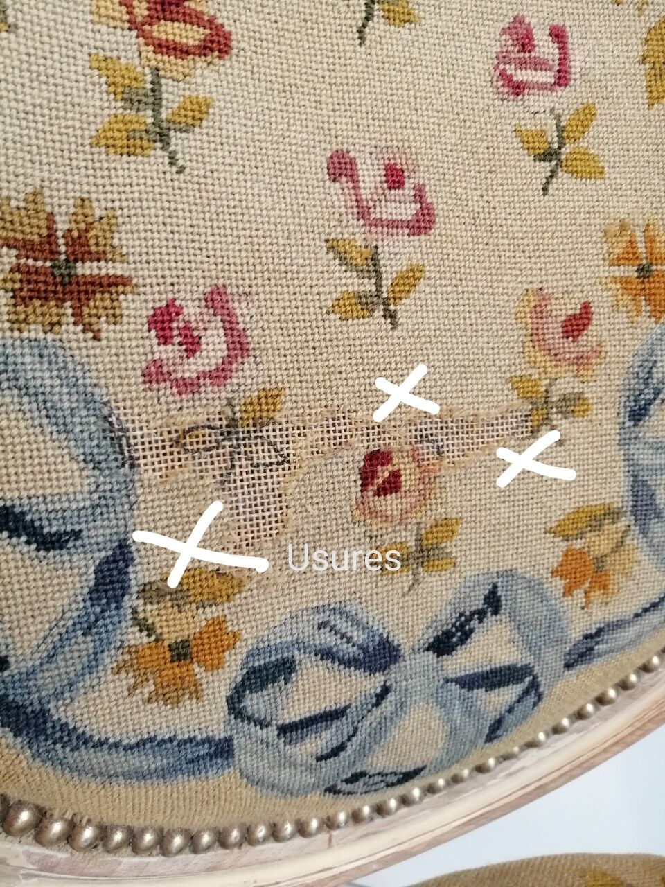 Pair of Louis XVI period armchairs