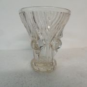 Vase en verre evasé à boules