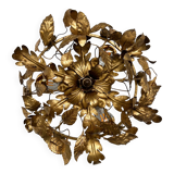 Wrought iron chandelier from Italy, 1960s