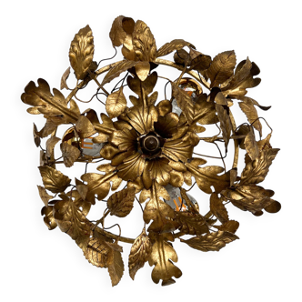 Wrought iron chandelier from Italy, 1960s