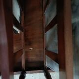 Magazine rack, mahogany vinyl rack, 19th century