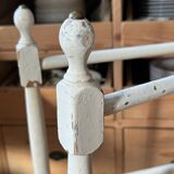 Old wooden towel rack