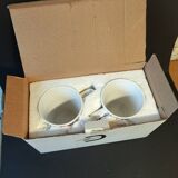 Pair of floral mugs – Country house spirit – New