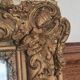 Large gilded mirror from the 19th century.