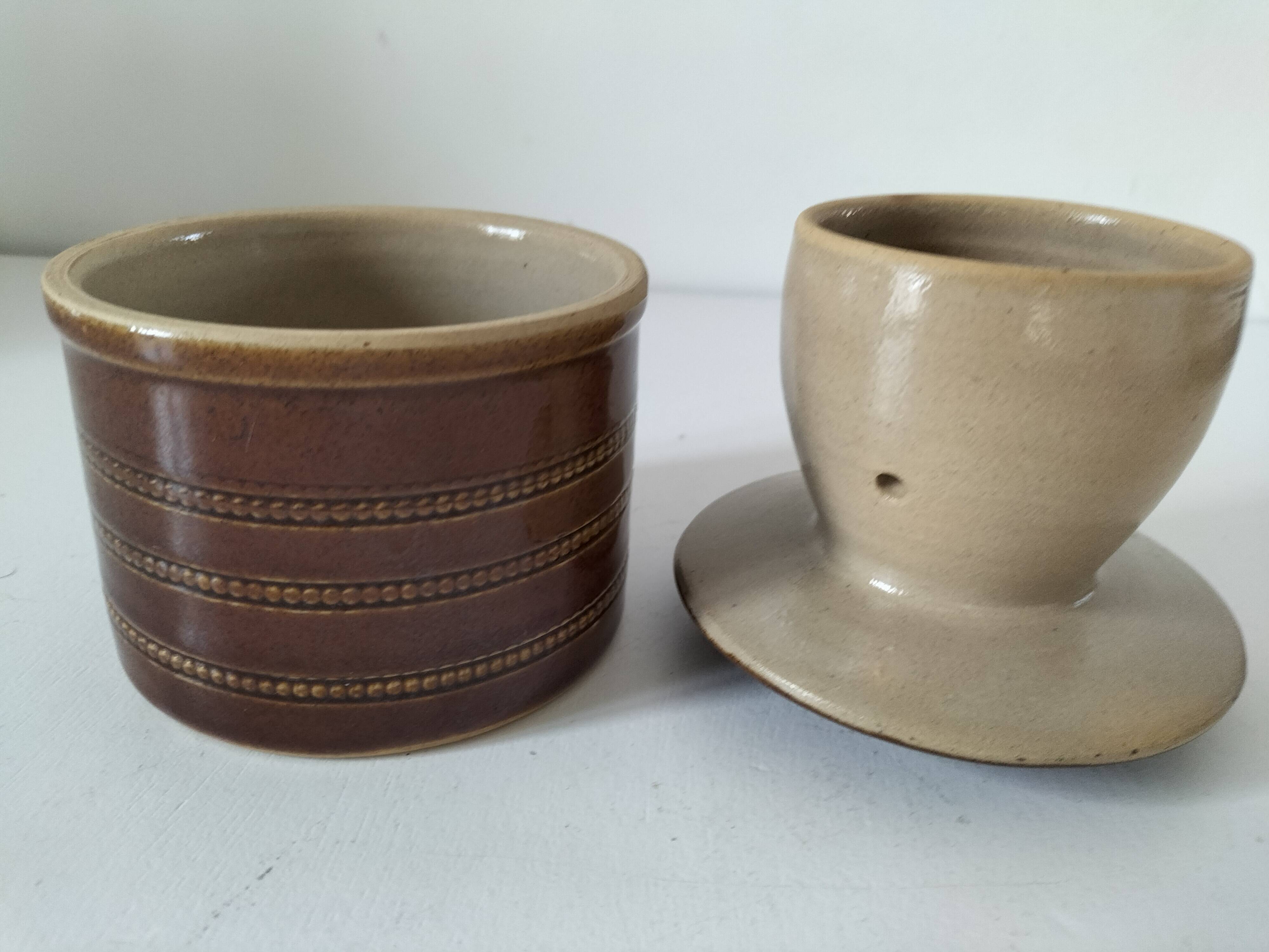 Vintage Berry Pottery Butter Dish