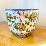 Pot ou cache pot au décor floral