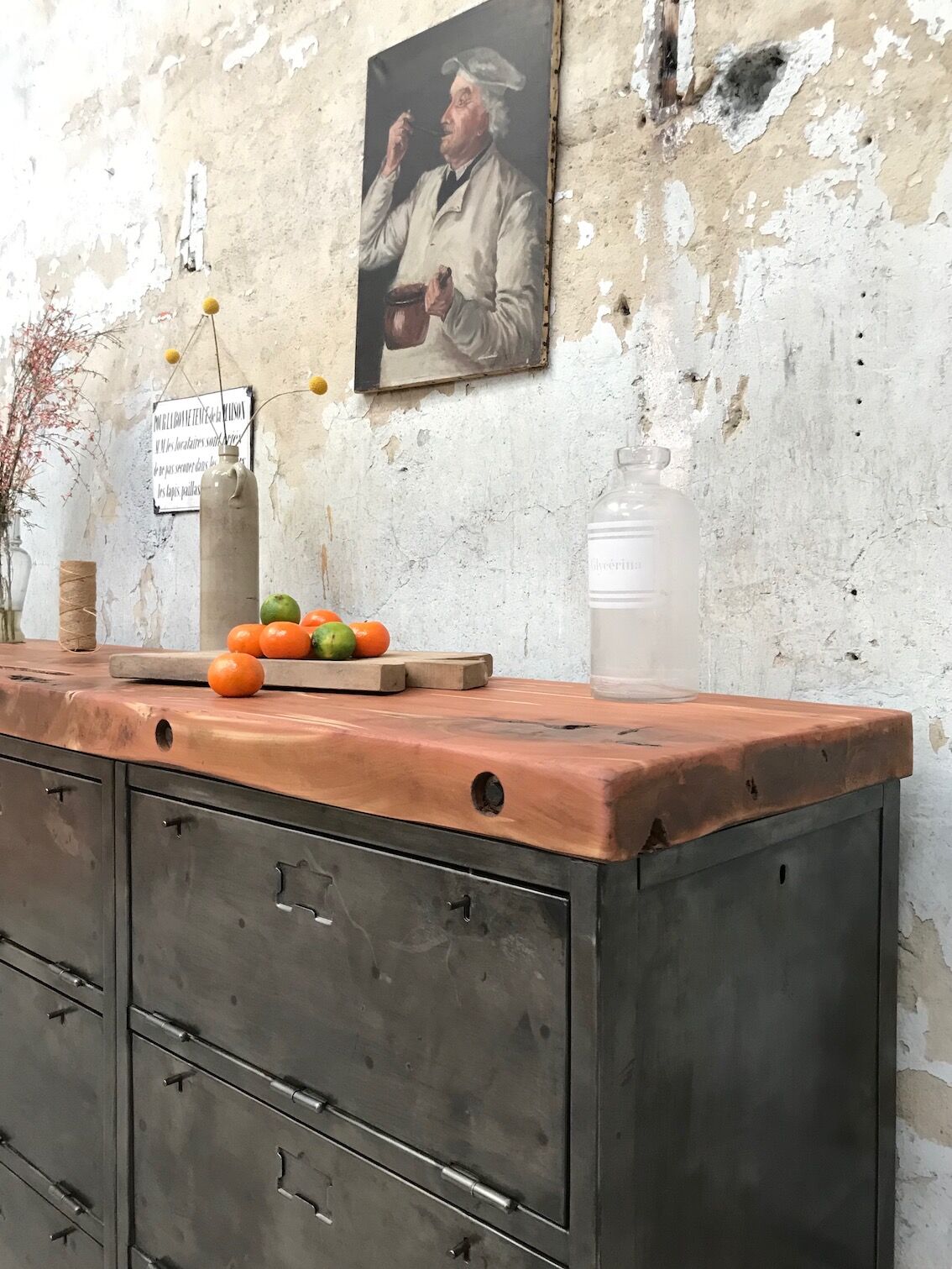Industrial sideboard